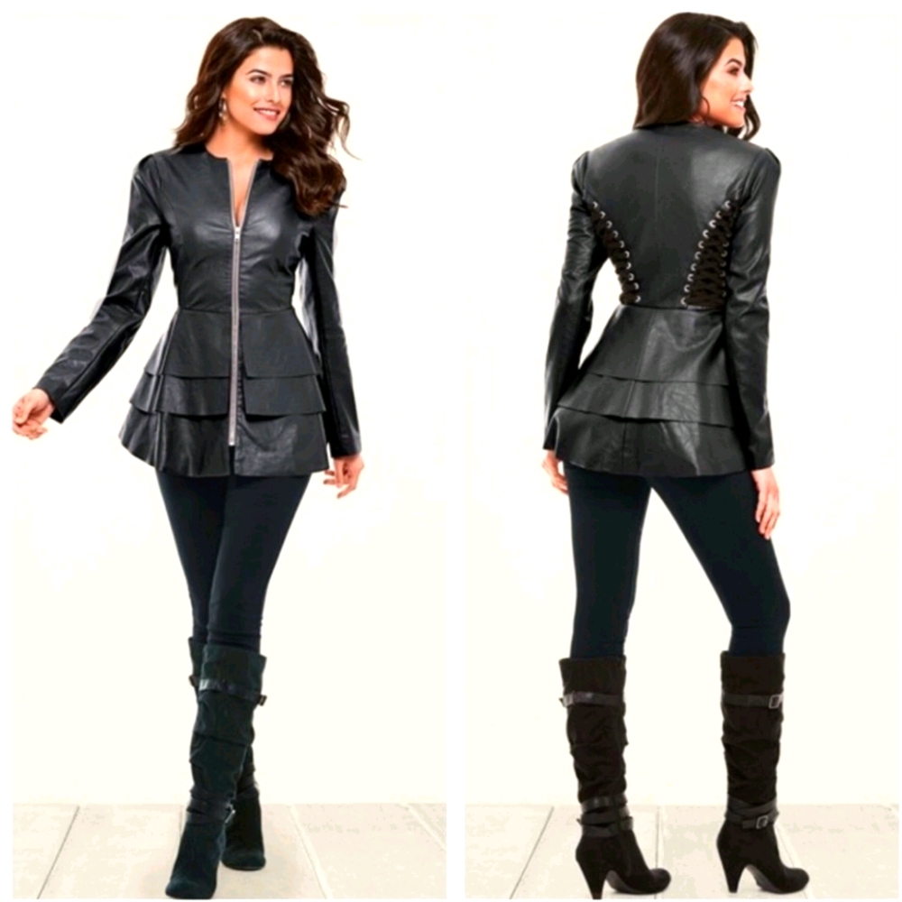 Venus medium womens leather jacket
